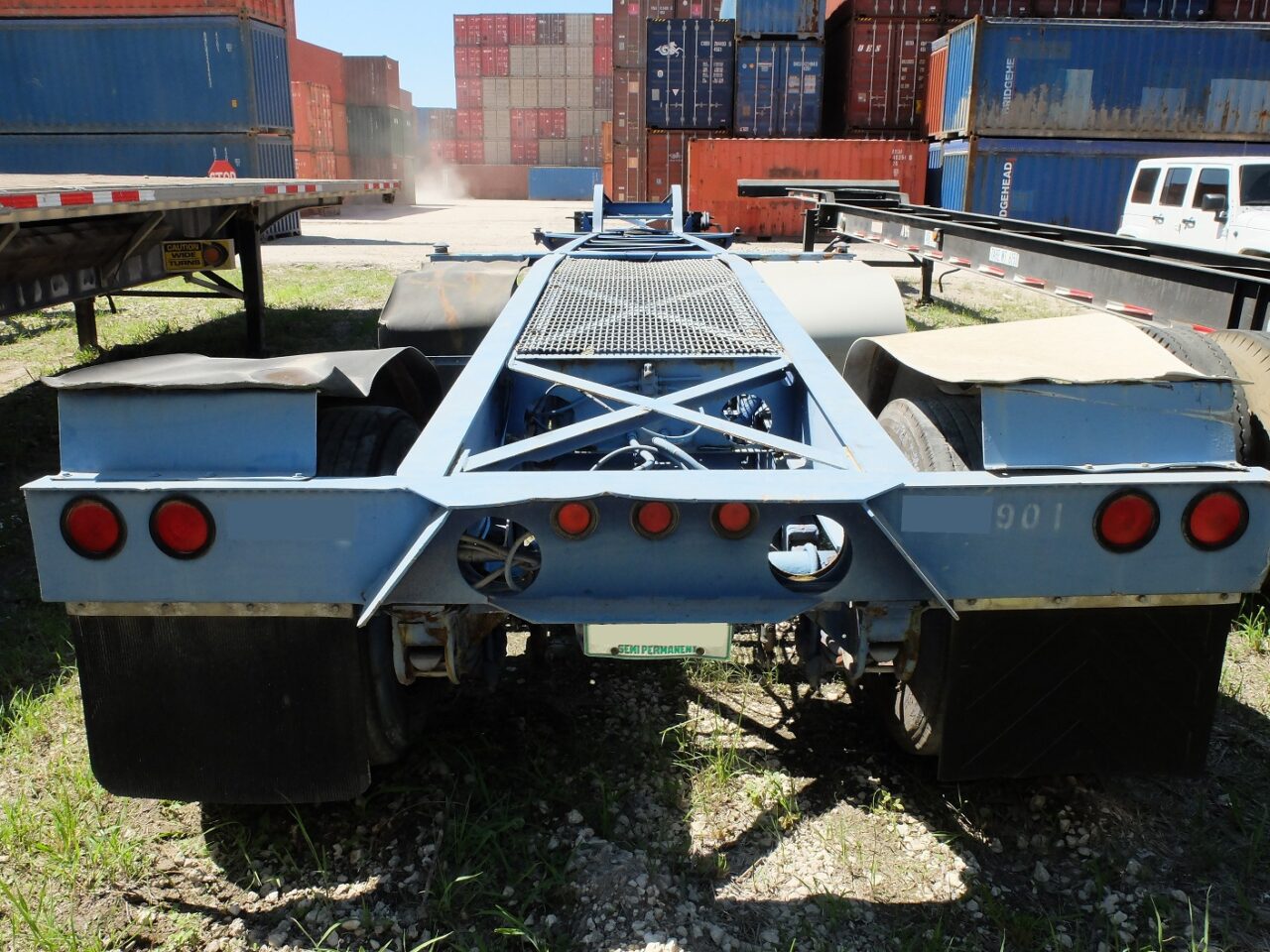 942901 (9) drop deck chassis Innova Industries