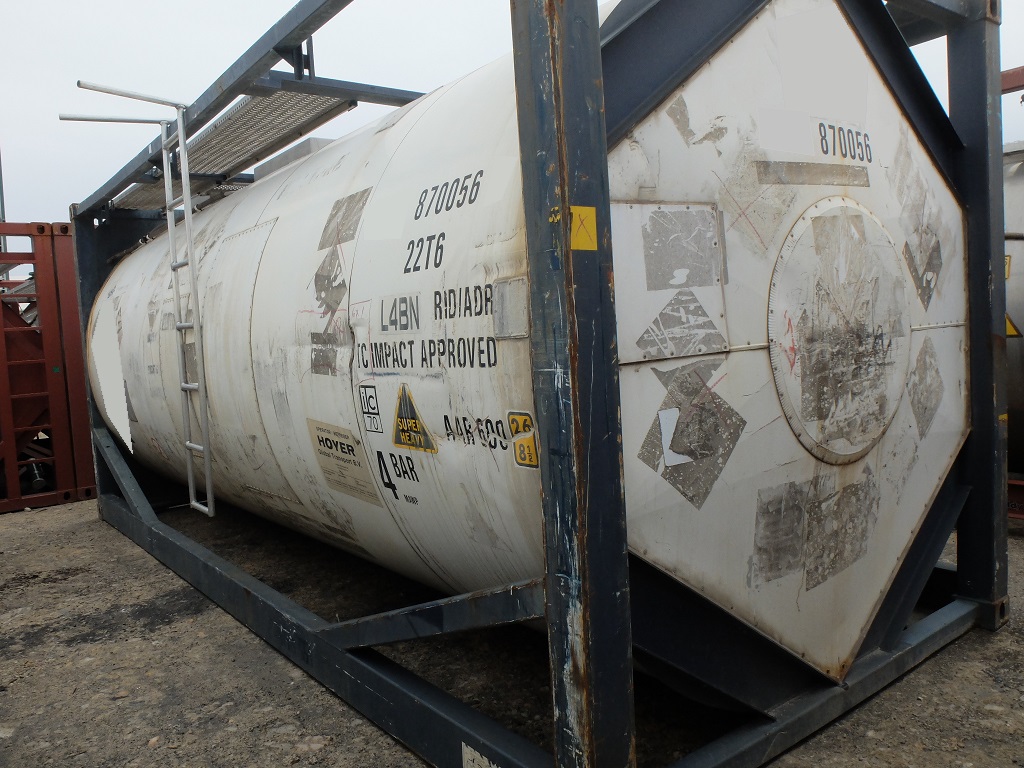 870056 Used Tank Container (2) lr Innova Industries