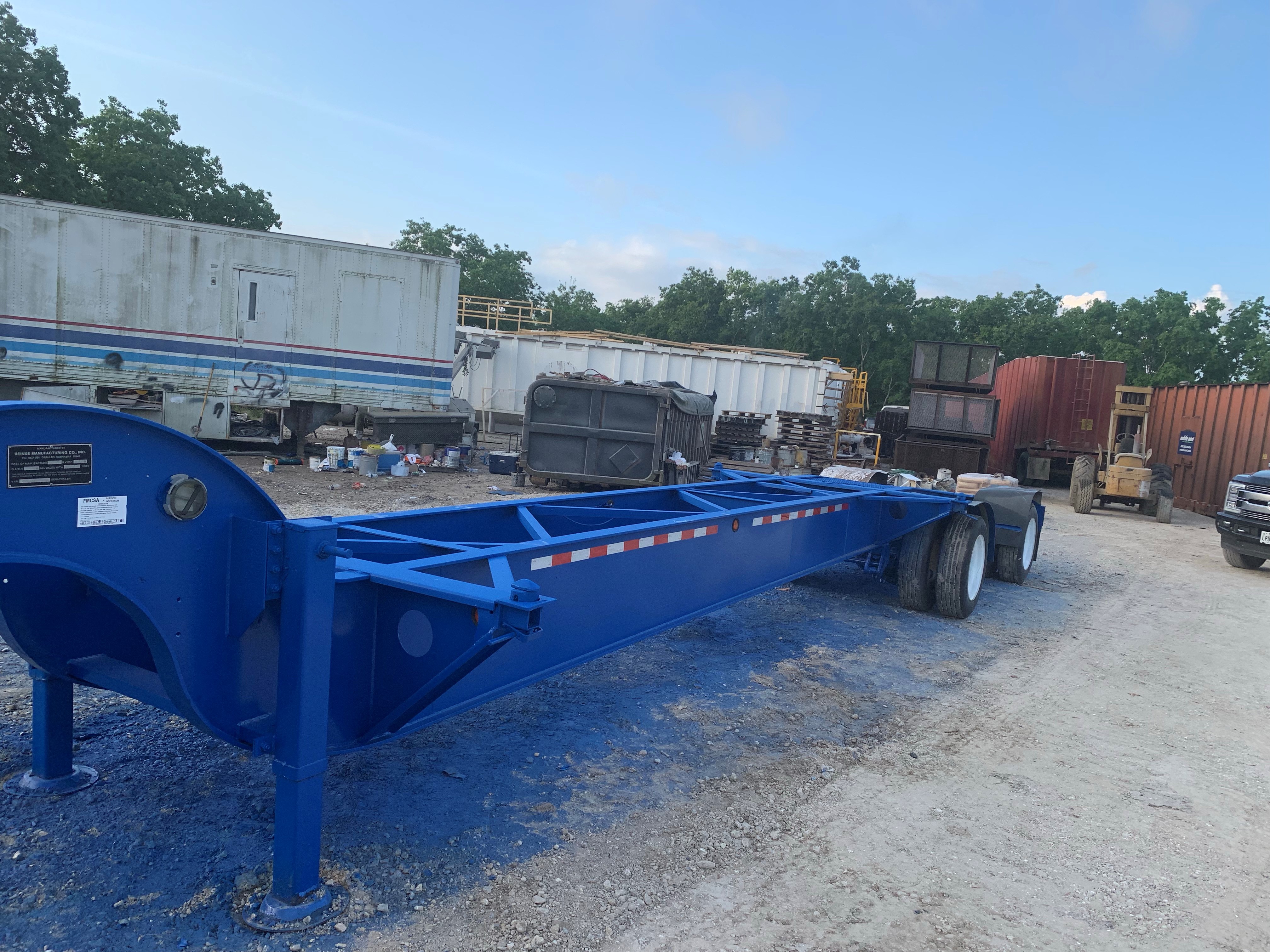 SOLD! Used Spread Axle Tank Chassis (909) | Innova Industries.