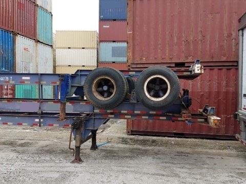 chassis container ft tandem sold