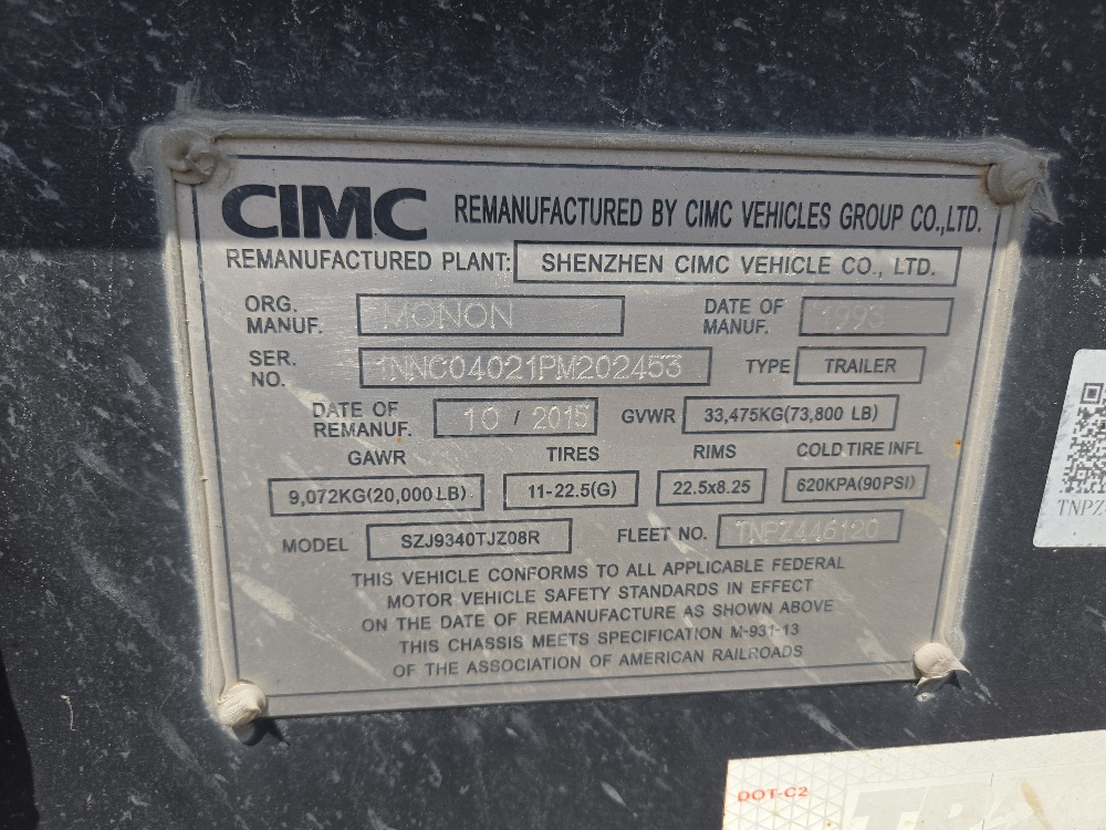446127 40 ft. container chassis (8)