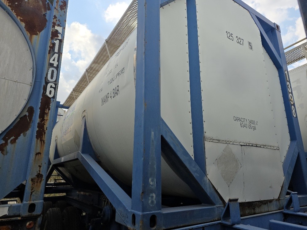 ISO Tank Container 20 ft Chassis